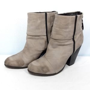rag & bone Newbury Classic Calfskin Ankle Booties